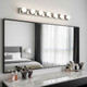 Satin Chrome Vanity Light 7 globes B15 76cm Hollywood Satin Chrome Vanity Light 7 globes B15 76cm Hollywood